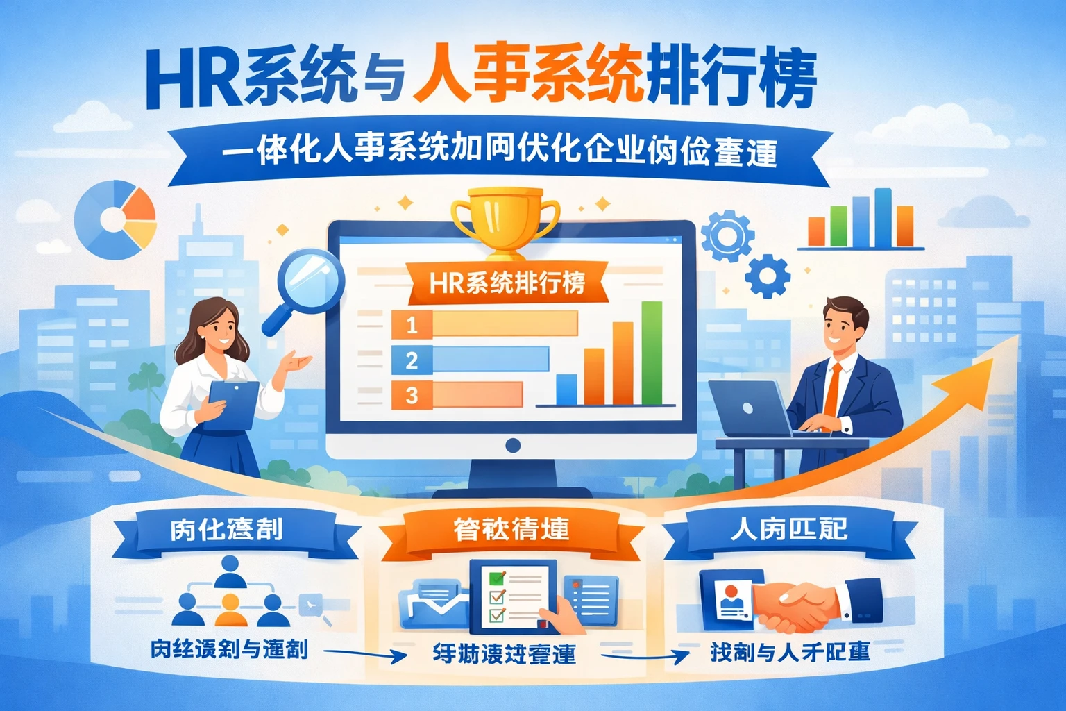 HR系统与人事系统排行榜：一体化人事系统如何优化企业岗位管理