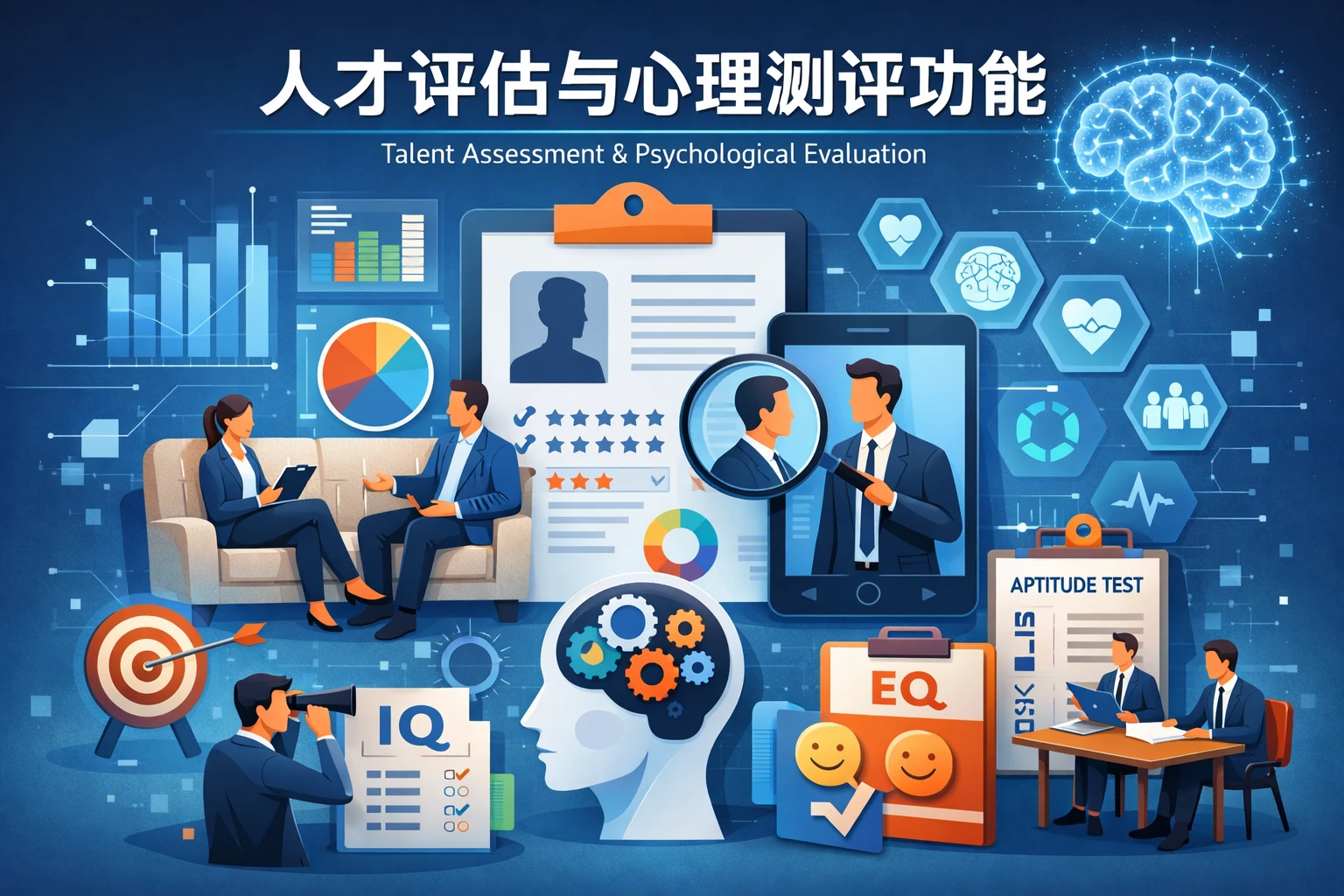 人才评估与心理测评功能