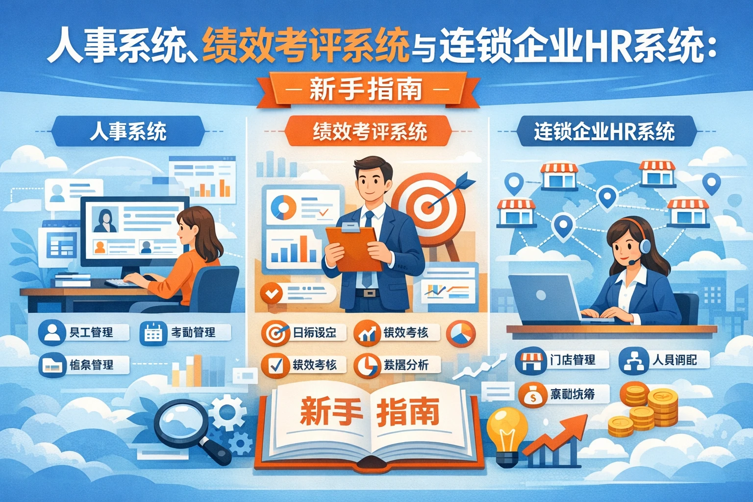 人事系统、绩效考评系统与连锁企业HR系统：新手指南