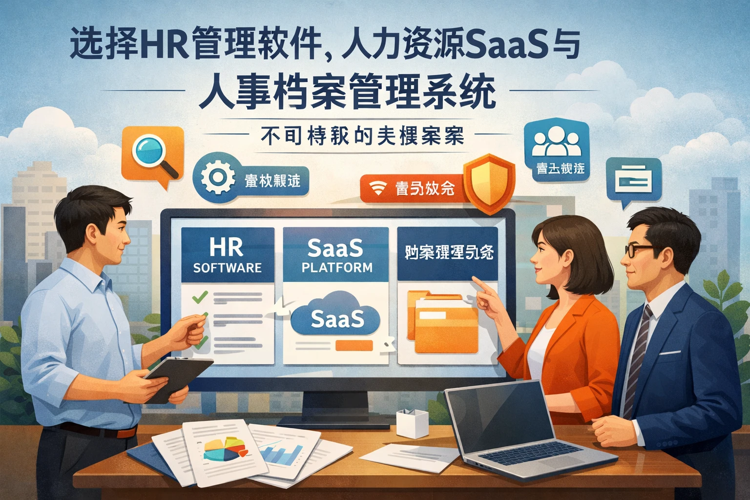选择HR管理软件、人力资源SaaS与人事档案管理系统：不可将就的关键要素