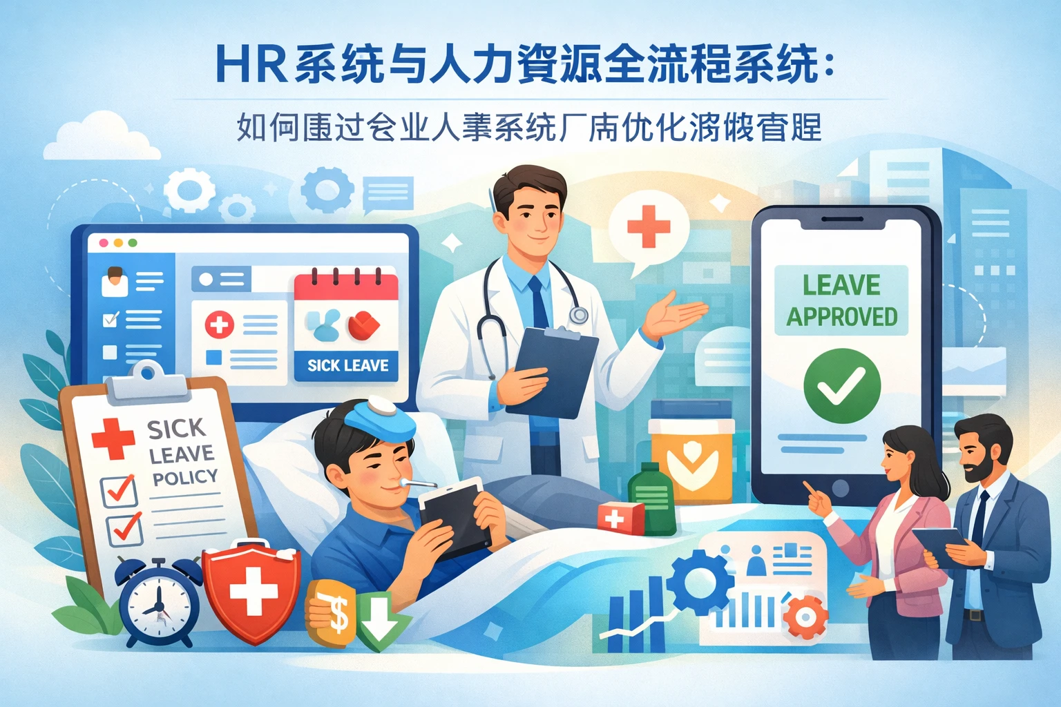 HR系统与人力资源全流程系统：如何通过专业人事系统厂商优化病假管理