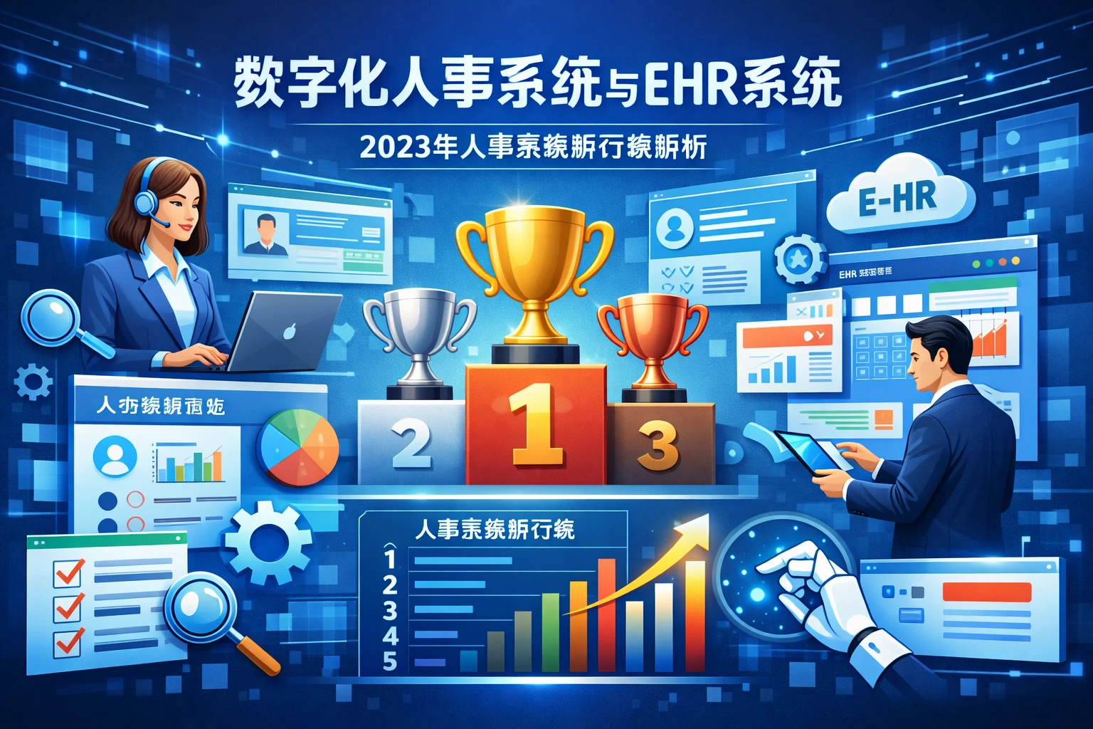 数字化人事系统与ehr系统：2023年人事系统排行榜解析
