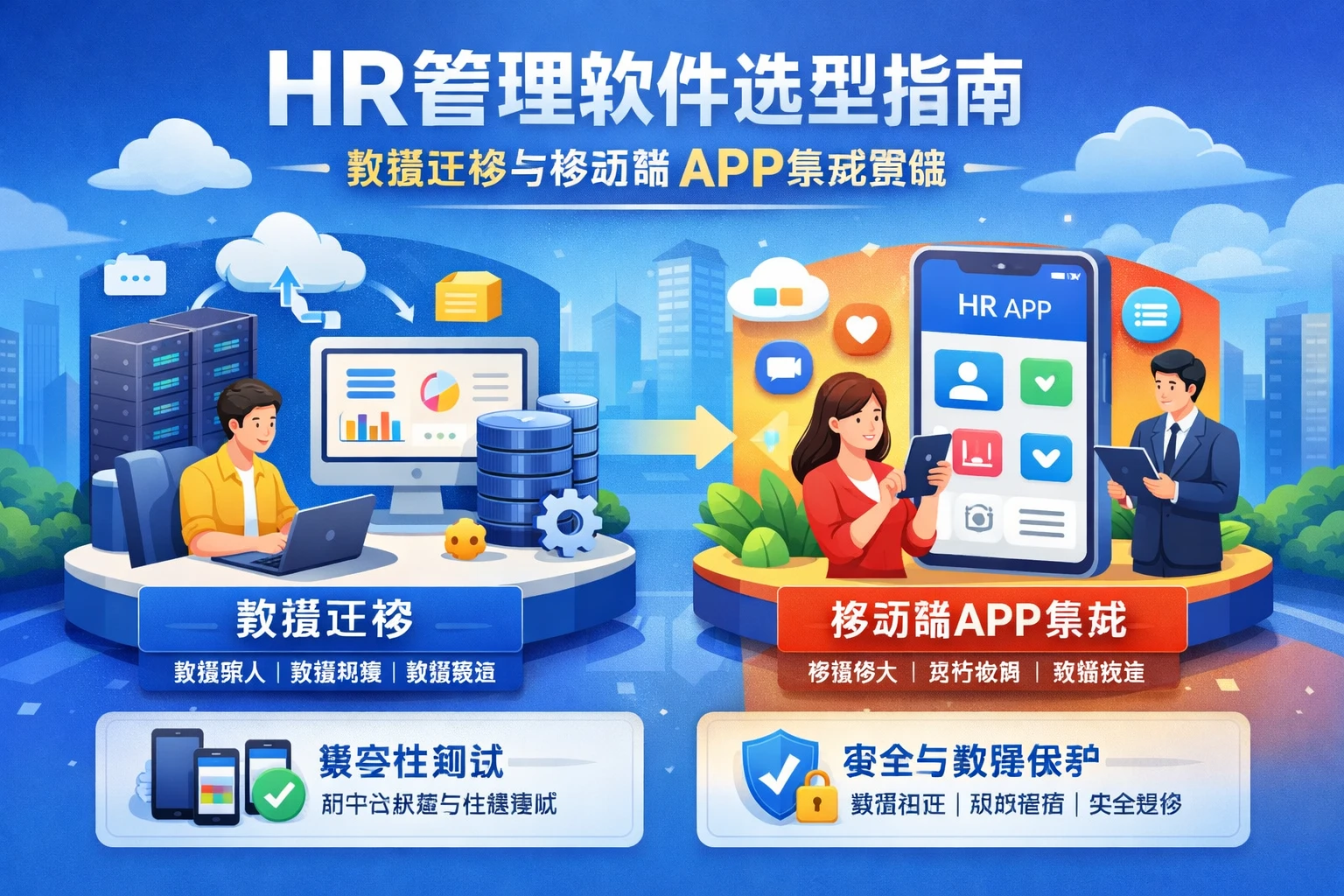 HR管理软件选型指南：数据迁移与移动端APP集成策略