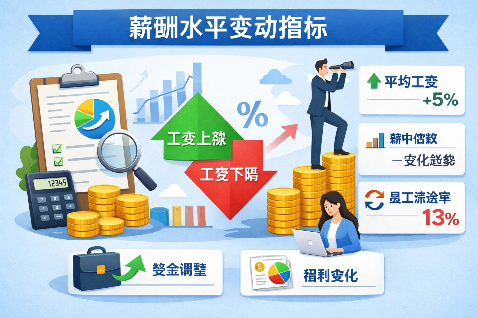 薪酬水平变动指标