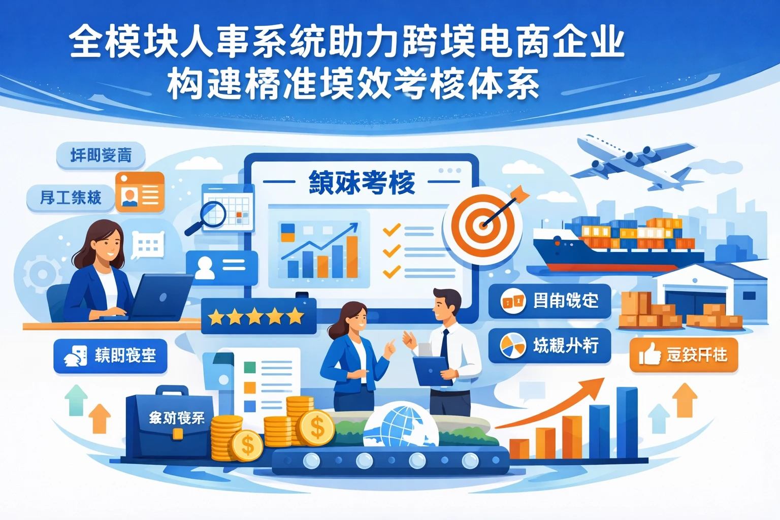 全模块人事系统助力跨境电商企业构建精准绩效考核体系