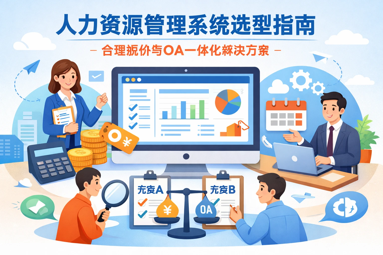 人力资源管理系统选型指南：合理报价与OA一体化解决方案
