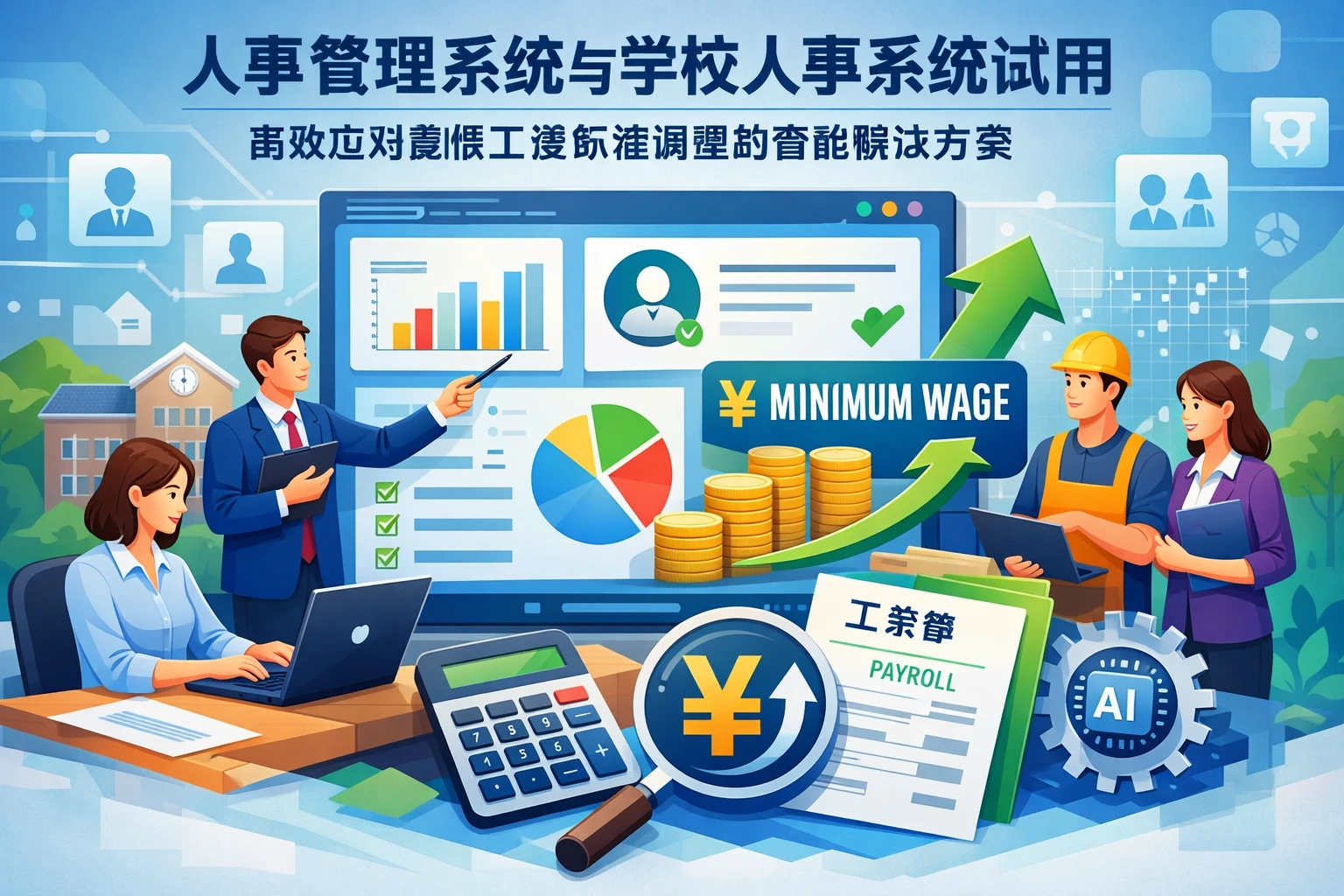 人事管理系统与学校人事系统试用：高效应对最低工资标准调整的智能解决方案