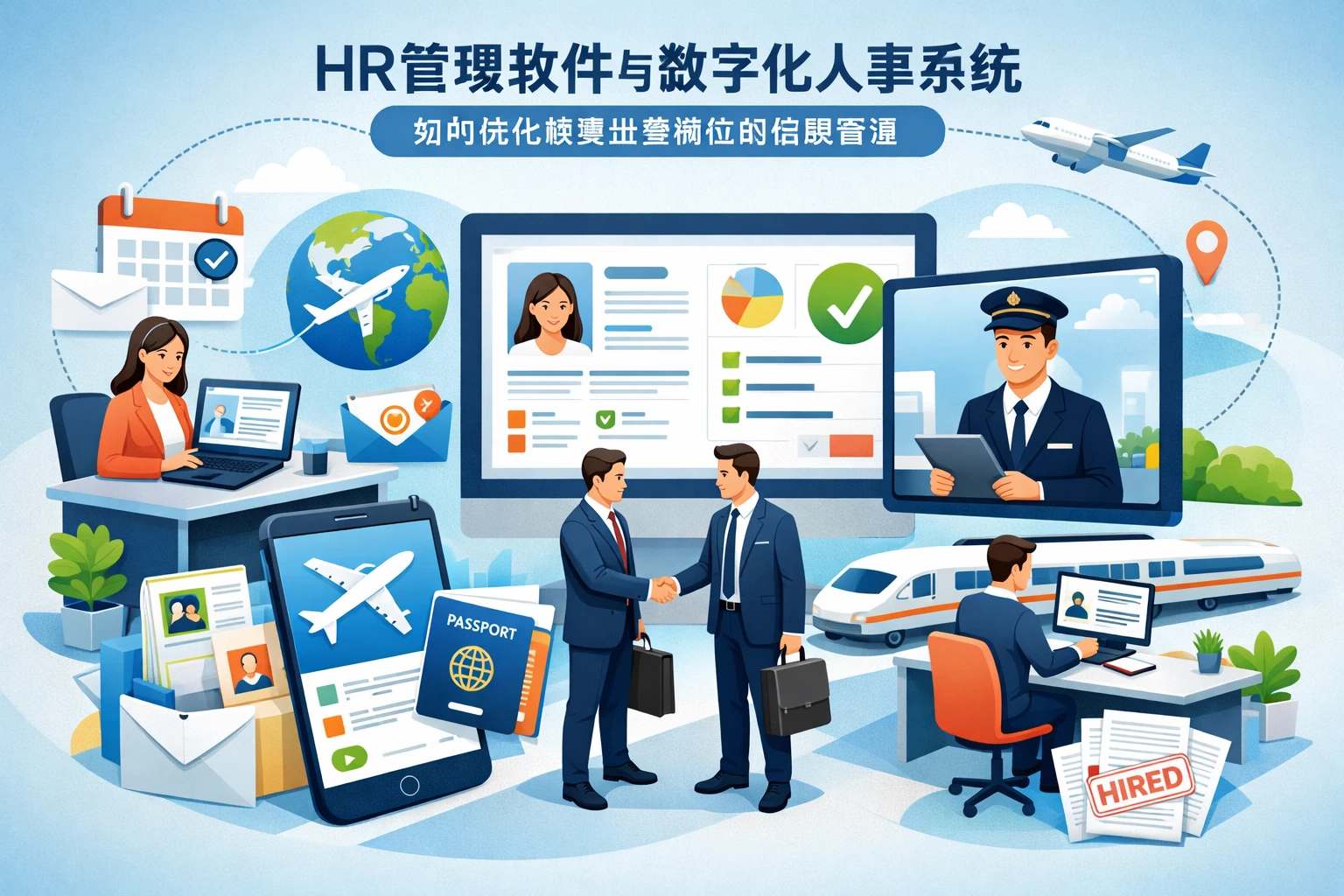 HR管理软件与数字化人事系统如何优化频繁出差岗位的招聘管理