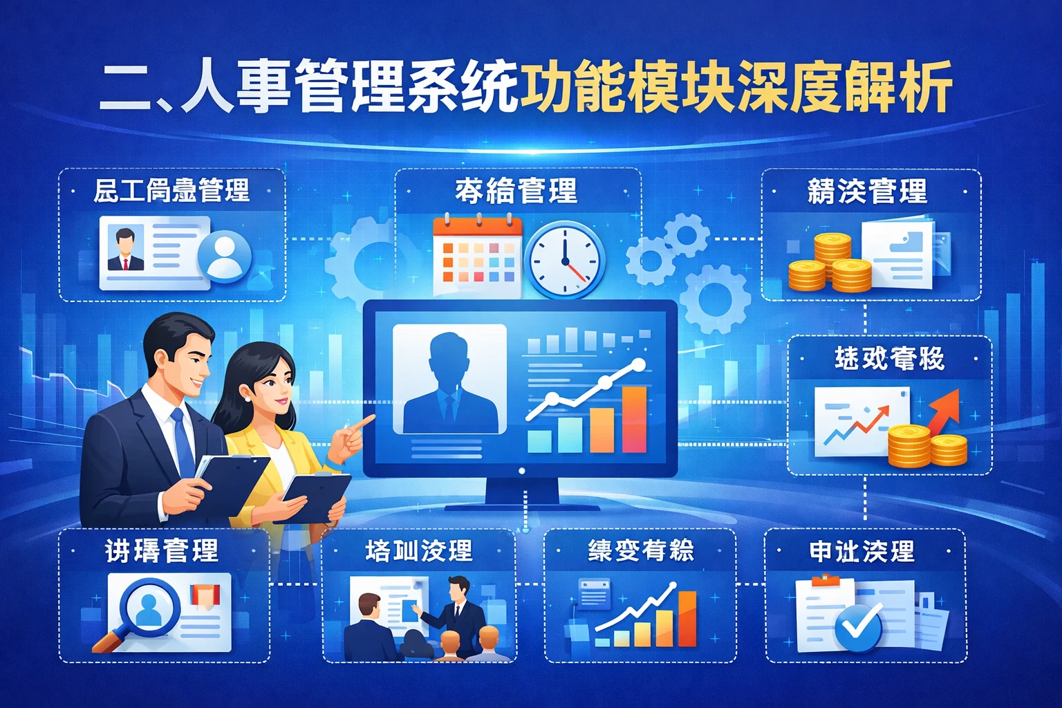 二、人事管理系统功能模块深度解析