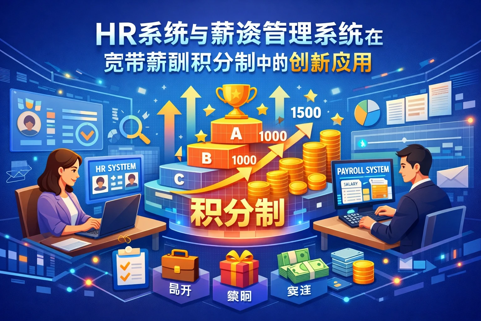 HR系统与薪资管理系统在宽带薪酬积分制中的创新应用