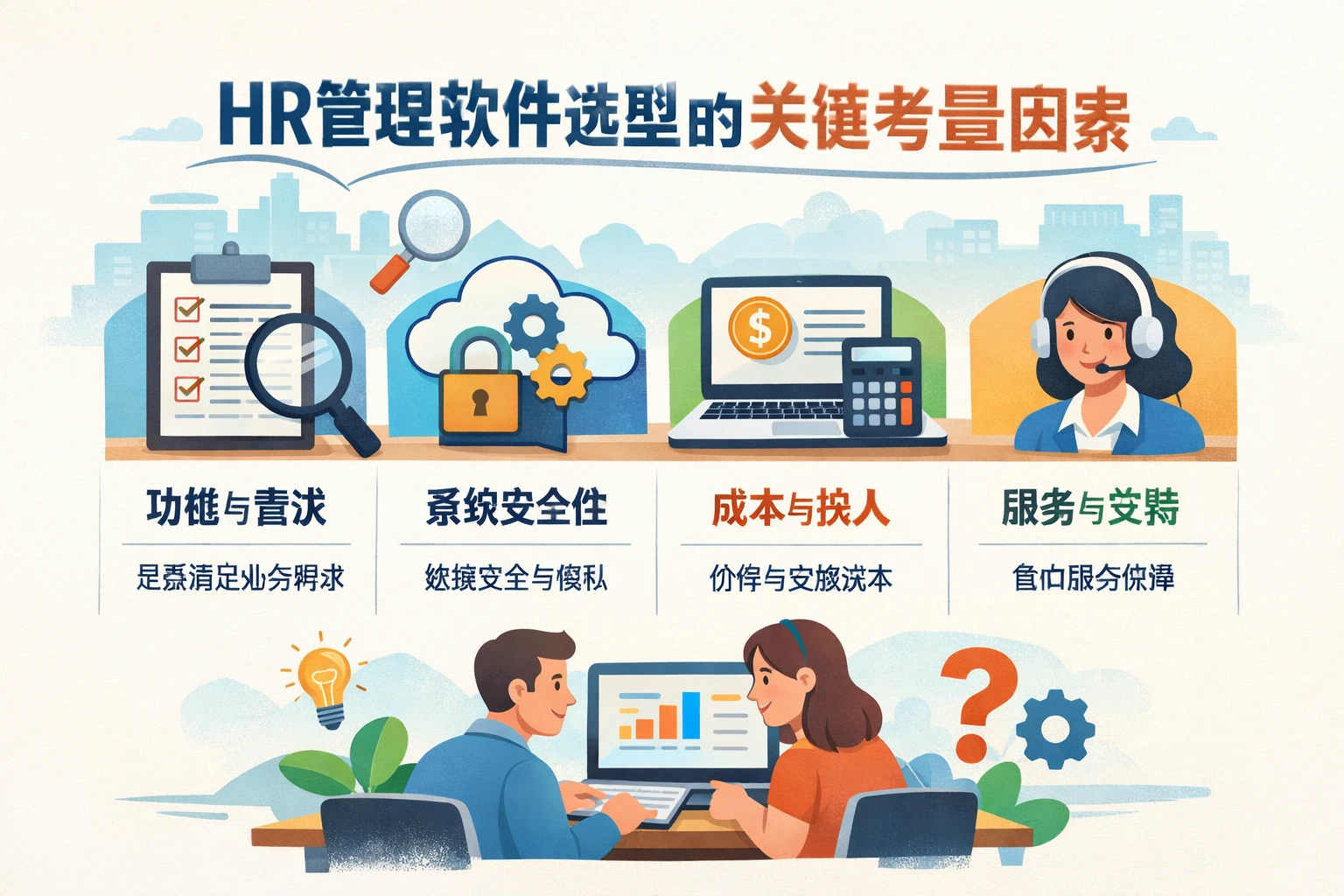 HR管理软件选型的关键考量因素