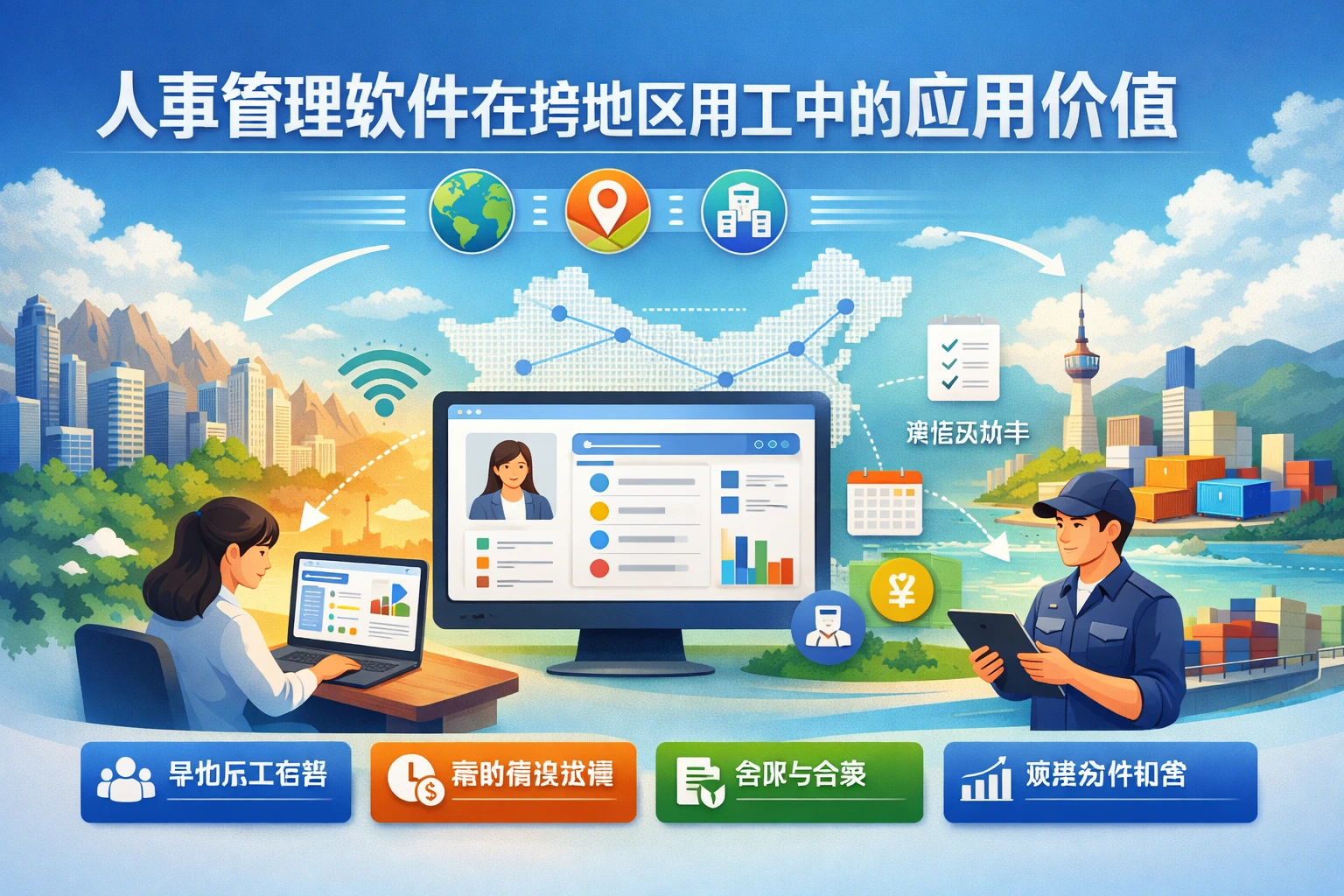 人事管理软件在跨地区用工中的应用价值