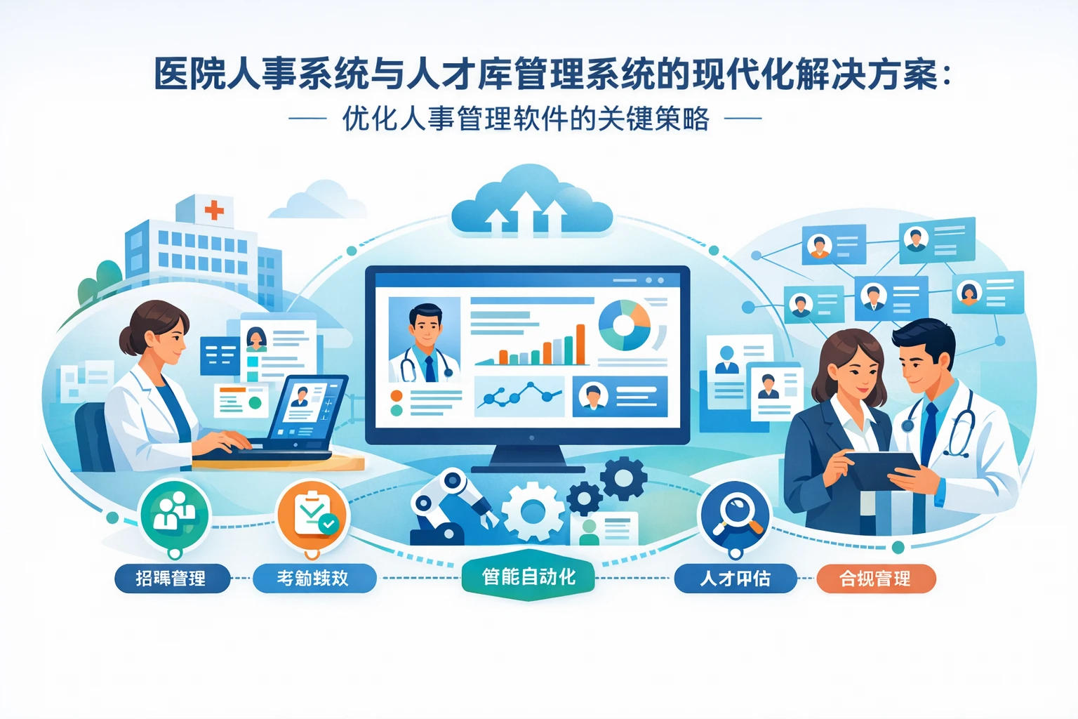 医院人事系统与人才库管理系统的现代化解决方案:优化人事管理软件的关键策略