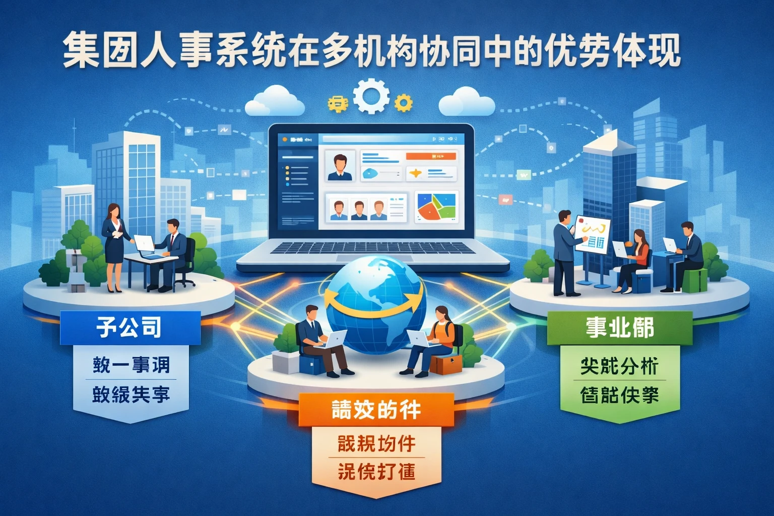 集团人事系统在多机构协同中的优势体现