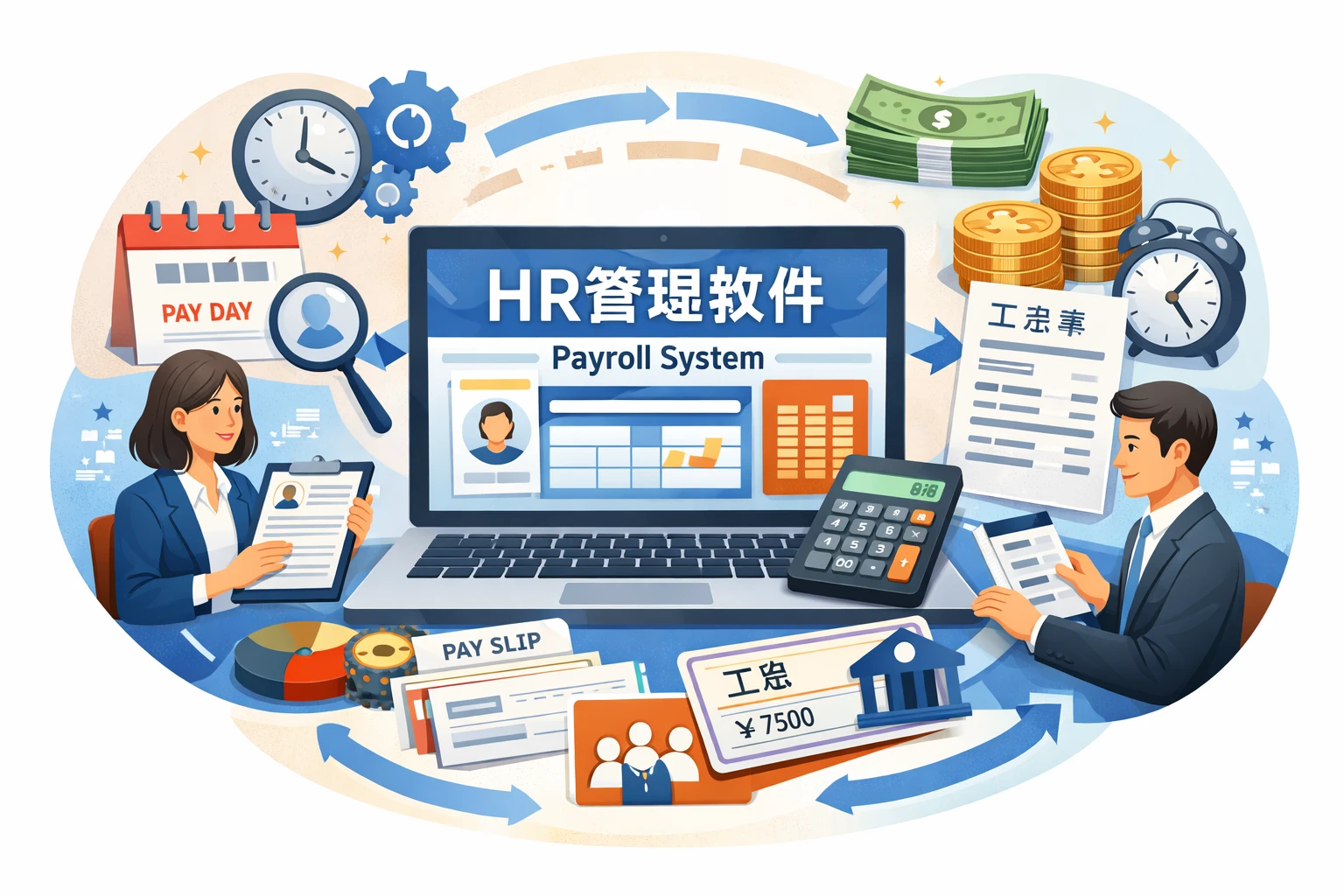 HR管理软件在工资计算中的核心作用