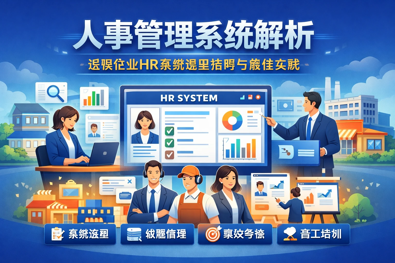 人事管理系统解析：连锁企业HR系统选型指南与最佳实践