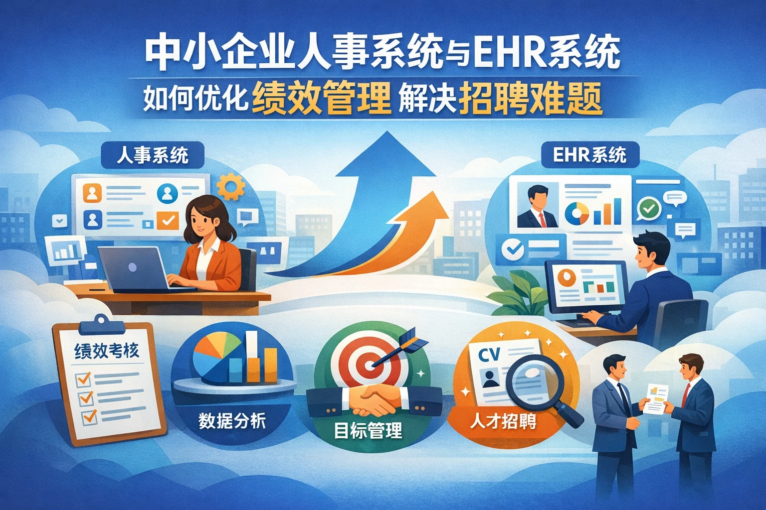 中小企业人事系统与EHR系统如何优化绩效管理解决招聘难题
