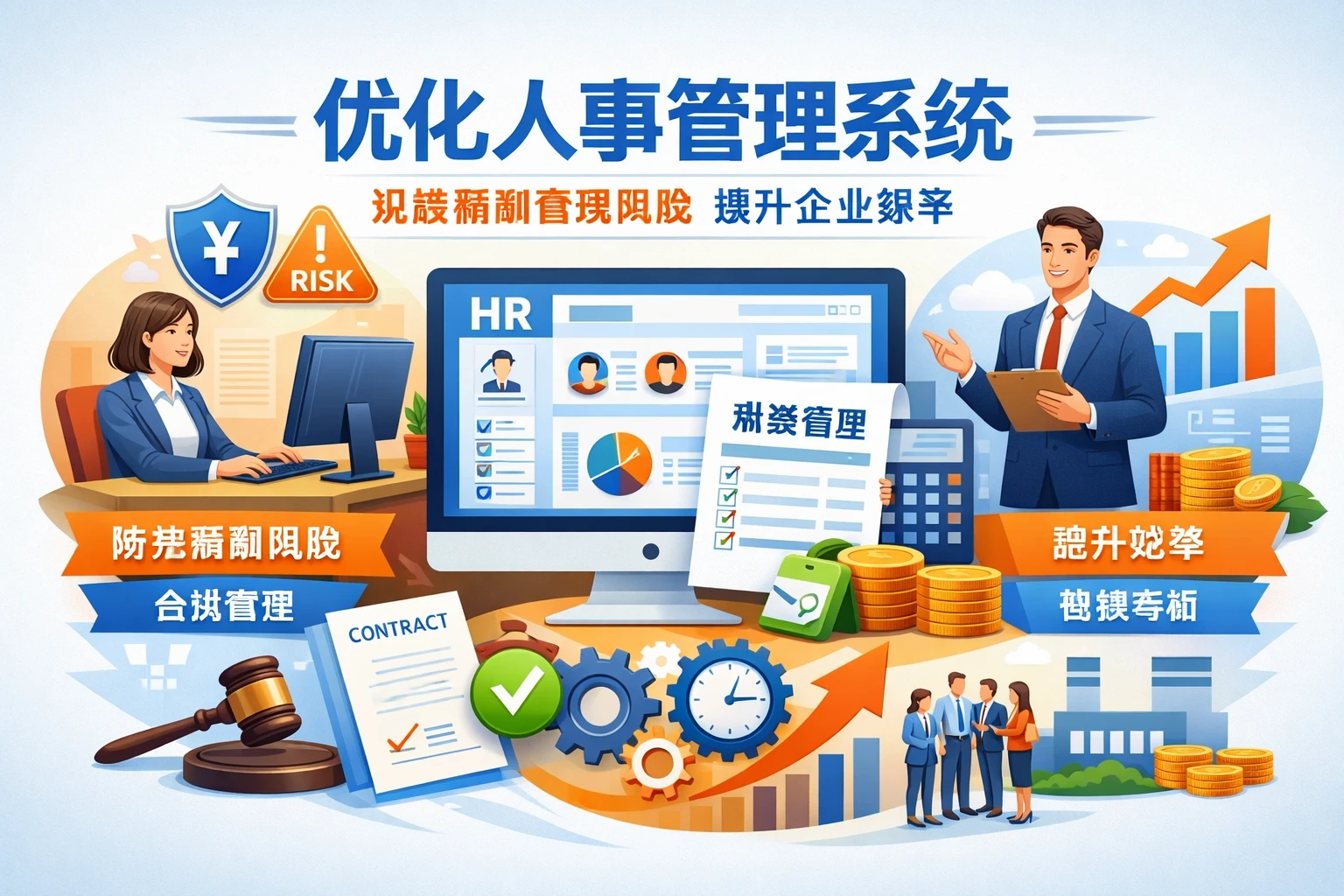 优化人事管理系统：规避薪酬管理风险与提升企业效率