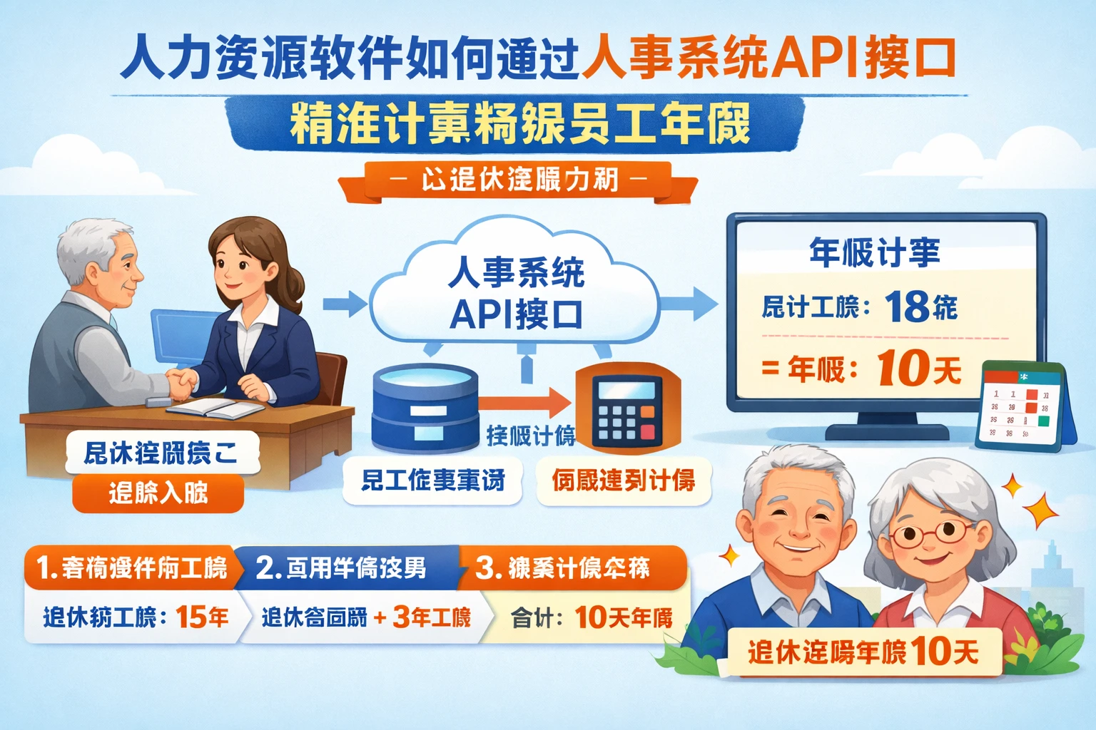 人力资源软件如何通过人事系统API接口精准计算特殊员工年假 - 以退休返聘为例