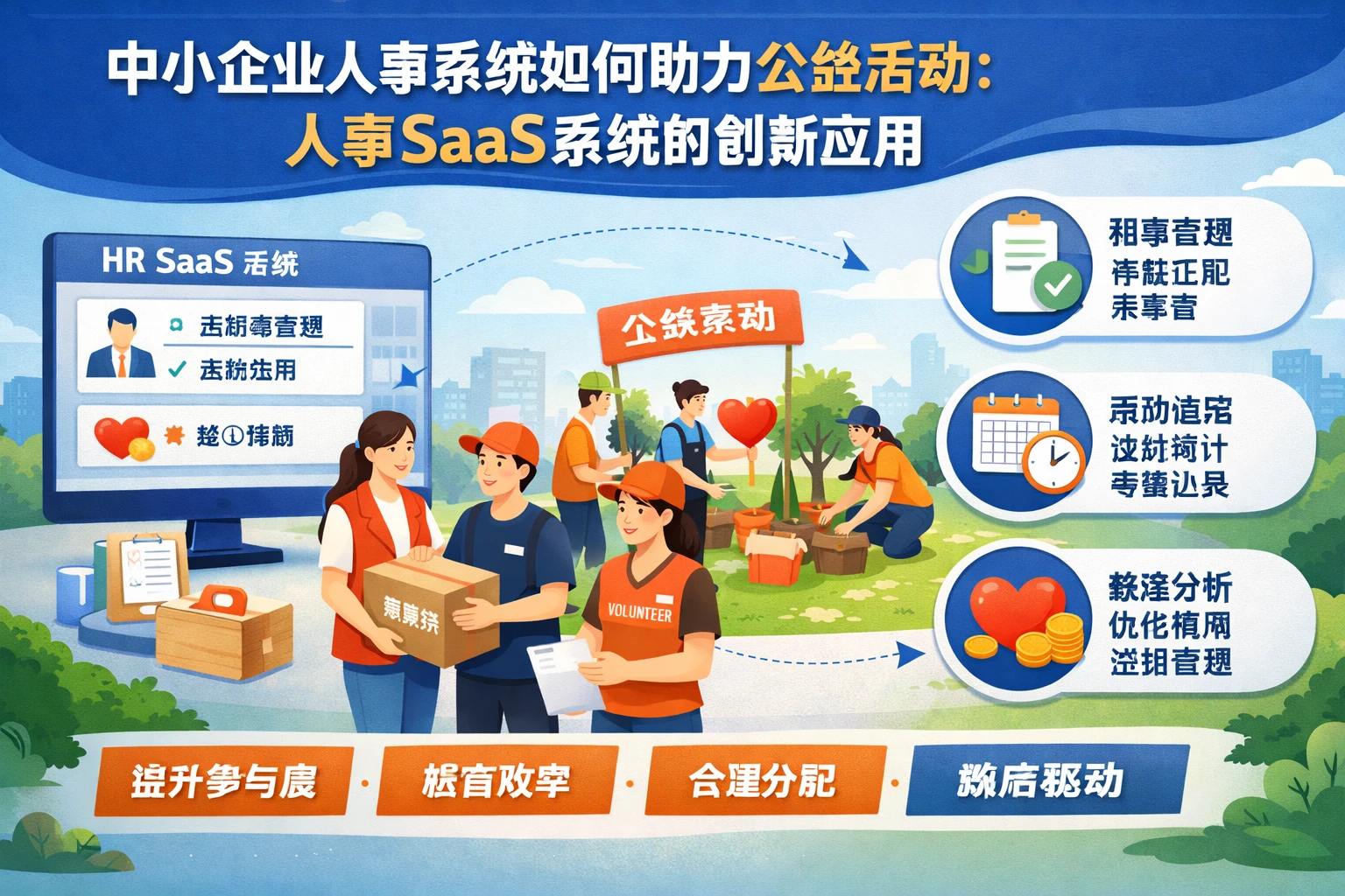 中小企业人事系统如何助力公益活动：人事SaaS系统的创新应用