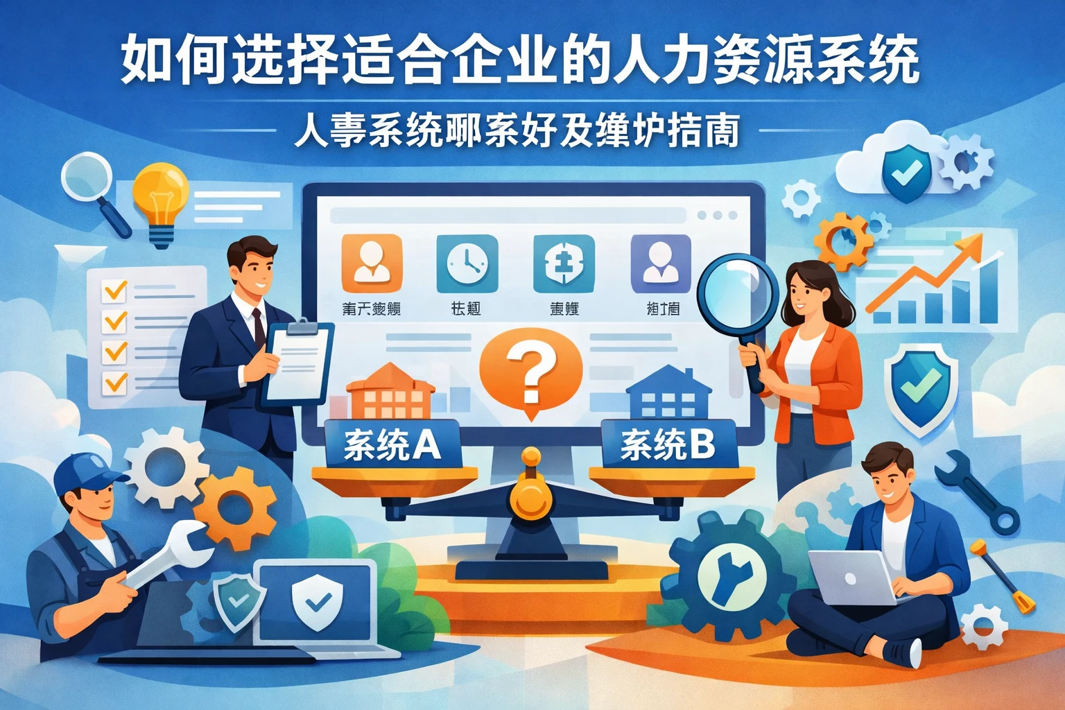 如何选择适合企业的人力资源系统:人事系统哪家好及维护指南