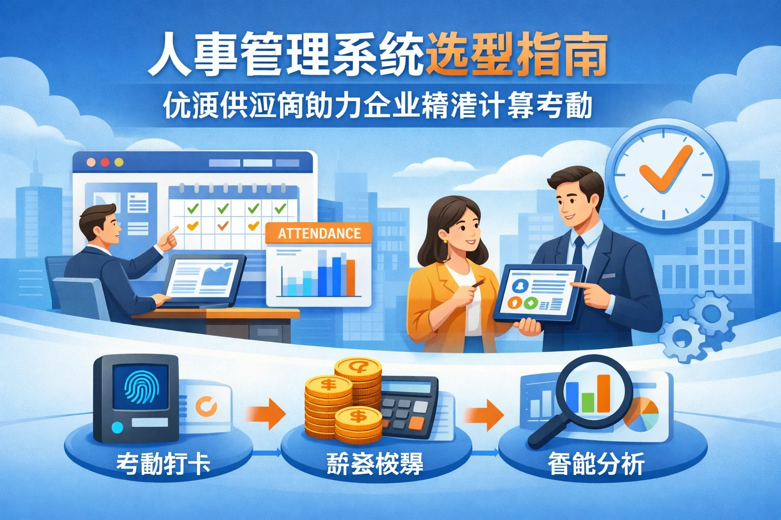 人事管理系统选型指南：优质供应商助力企业精准计算考勤