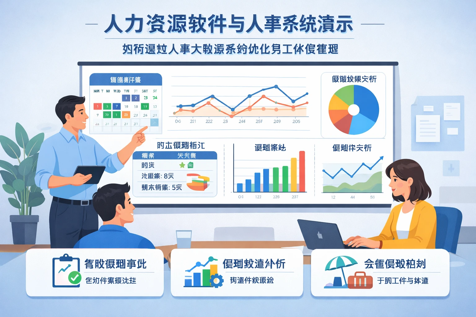 人力资源软件与人事系统演示：如何通过人事大数据系统优化员工休假管理