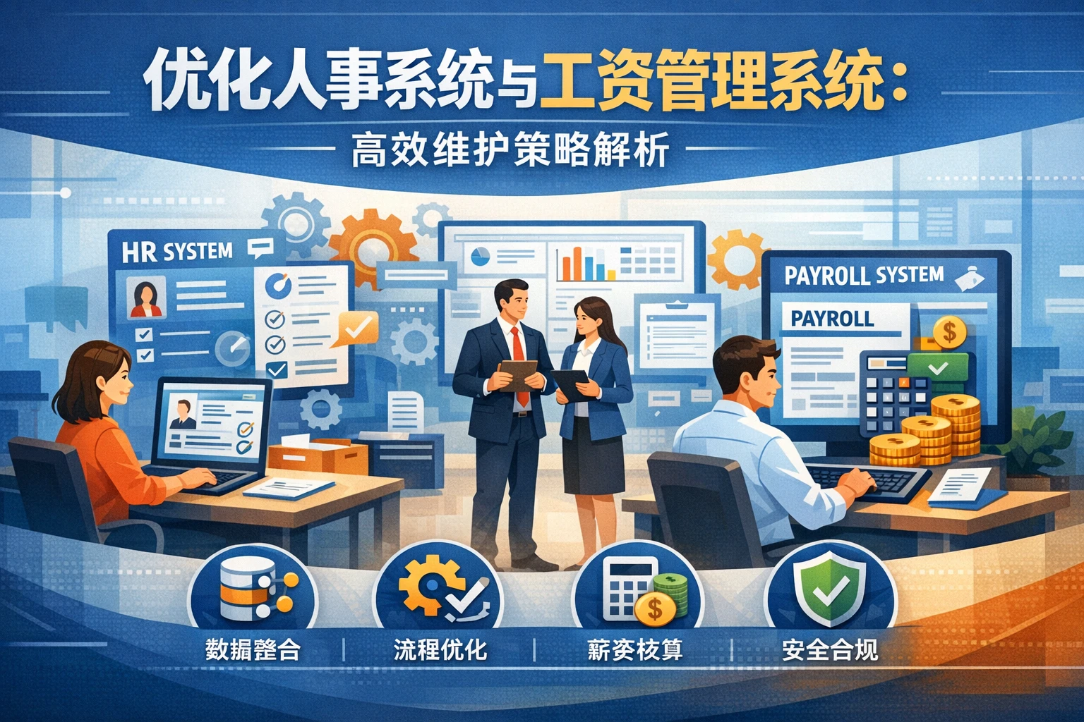 优化人事系统与工资管理系统:高效维护策略解析
