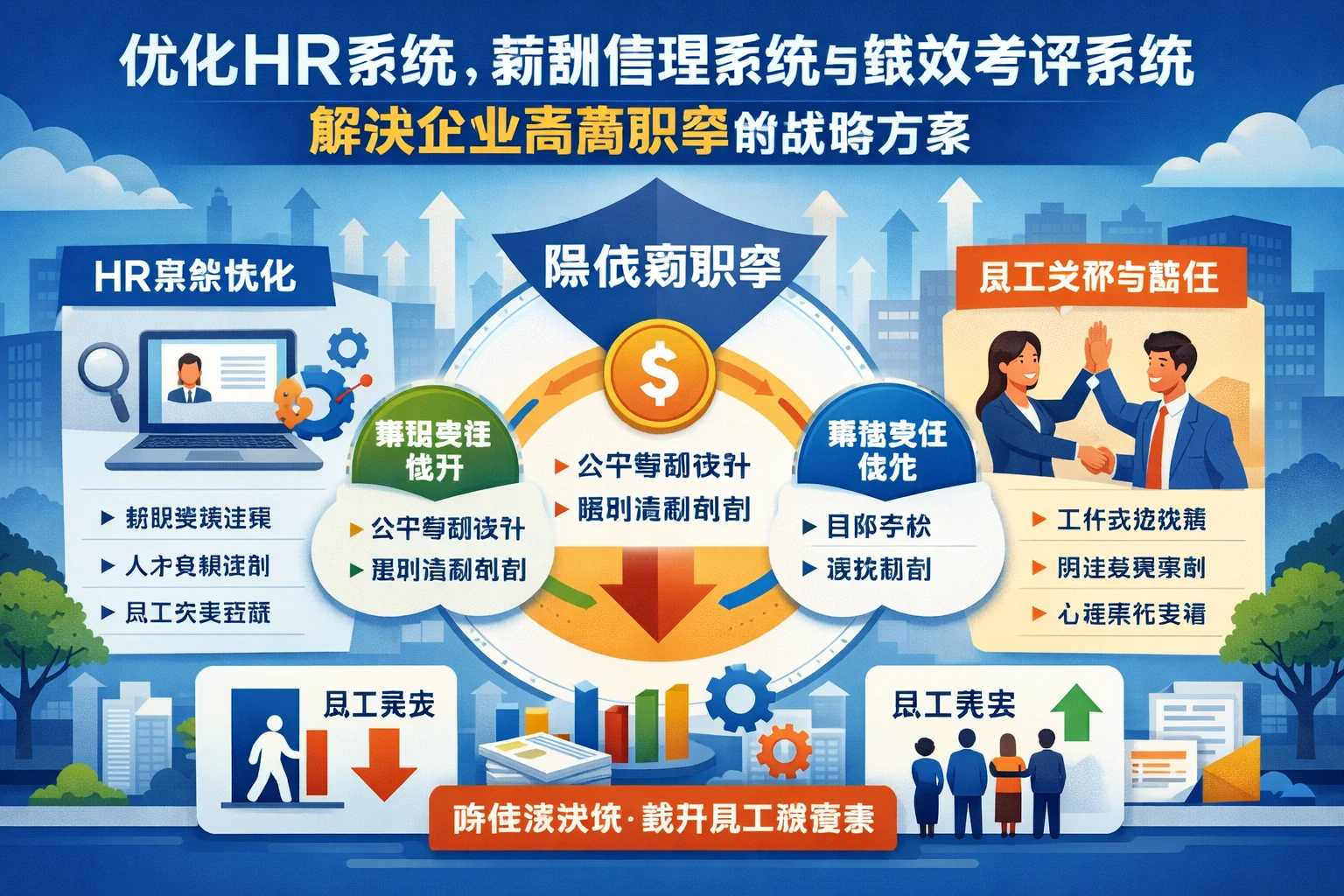 优化HR系统、薪酬管理系统与绩效考评系统：解决企业高离职率的战略方案