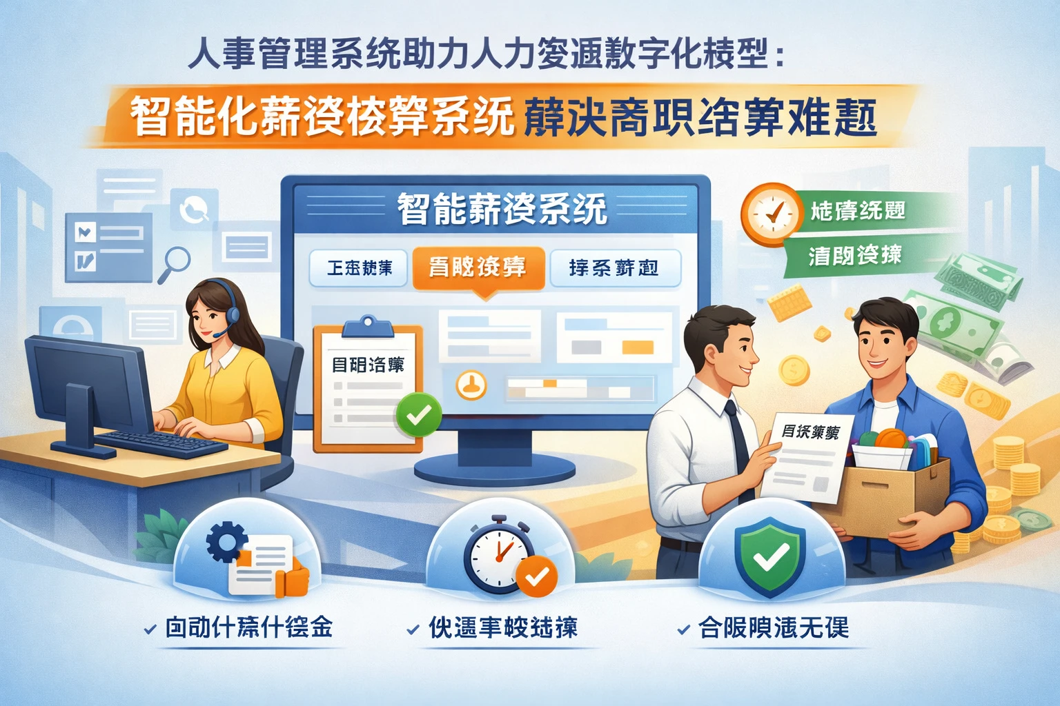 人事管理系统助力人力资源数字化转型:智能化薪资核算系统解决离职结算难题