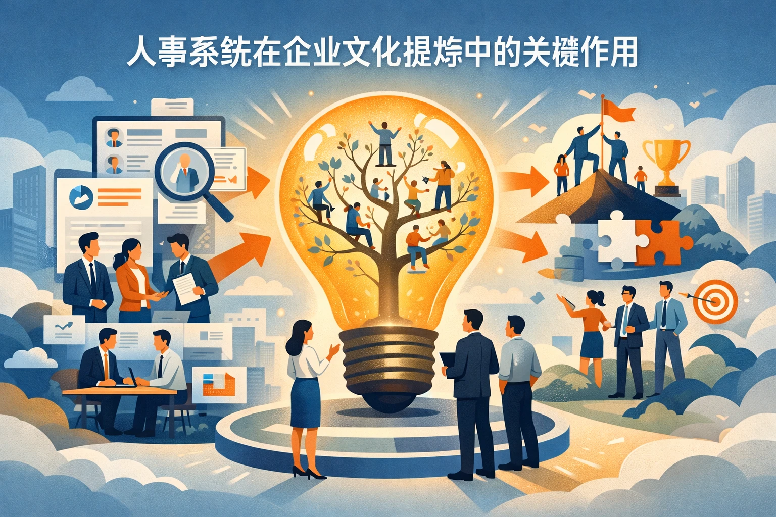 人事系统在企业文化提炼中的关键作用