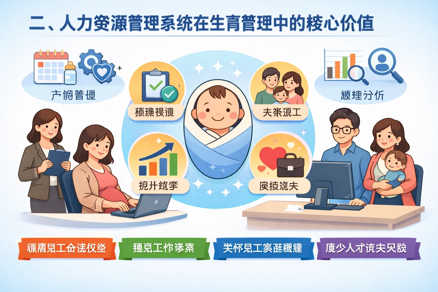 二、人力资源管理系统在生育管理中的核心价值