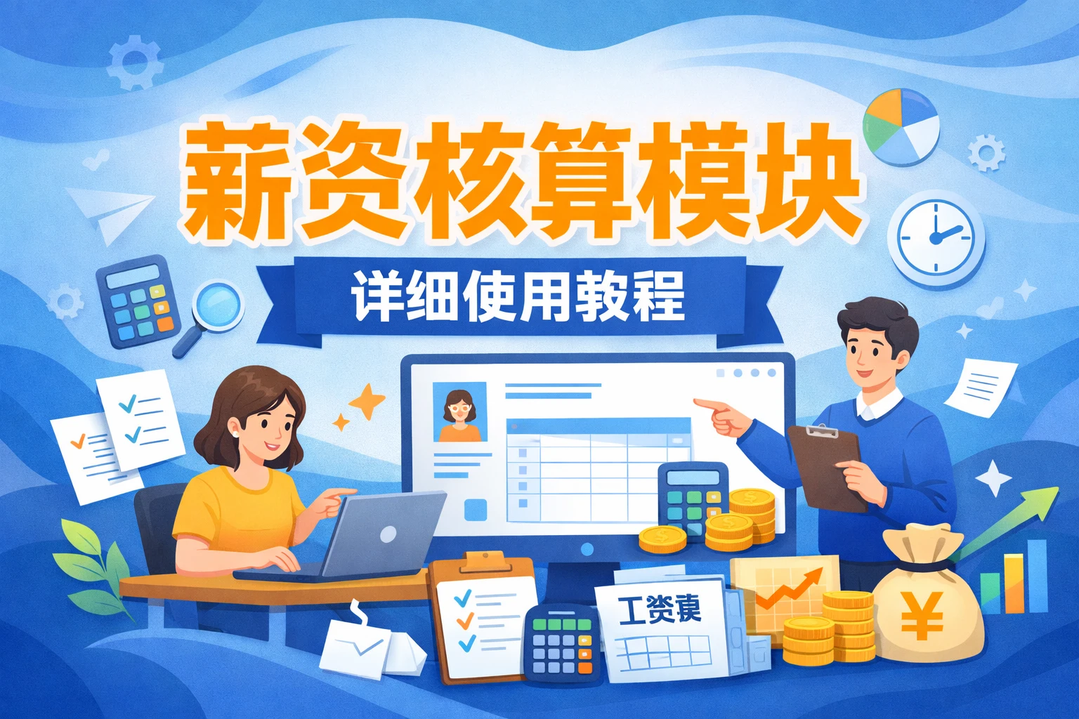 薪资核算模块详细使用教程