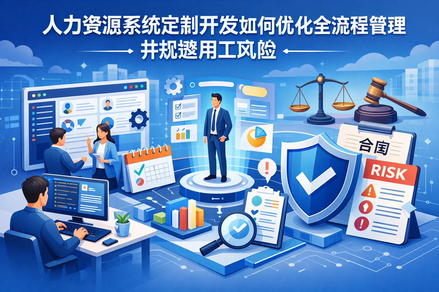 人力资源系统定制开发如何优化全流程管理并规避用工风险
