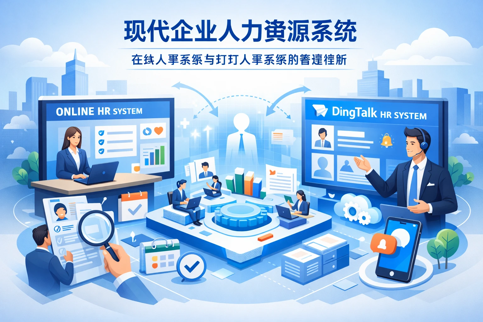现代企业人力资源系统：在线人事系统与钉钉人事系统的管理革新