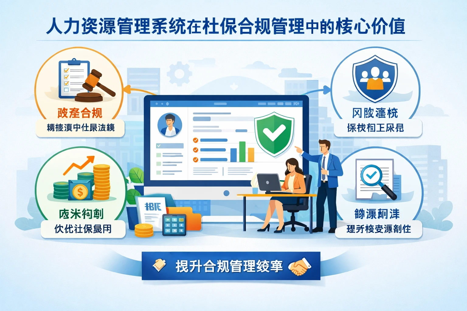 人力资源管理系统在社保合规管理中的核心价值