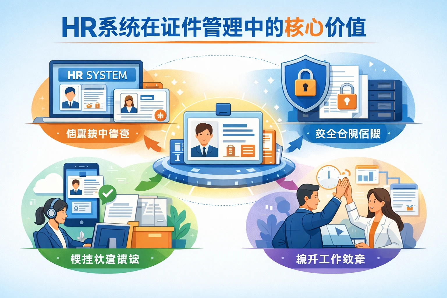 HR系统在证件管理中的核心价值