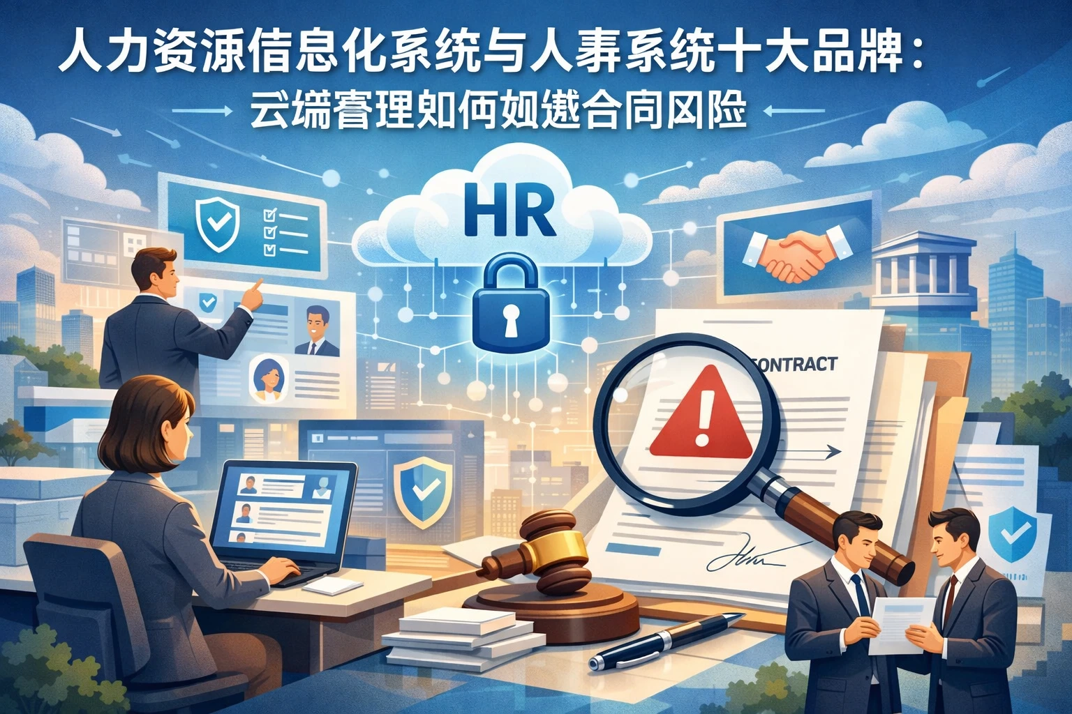 人力资源信息化系统与人事系统十大品牌：云端管理如何规避合同风险