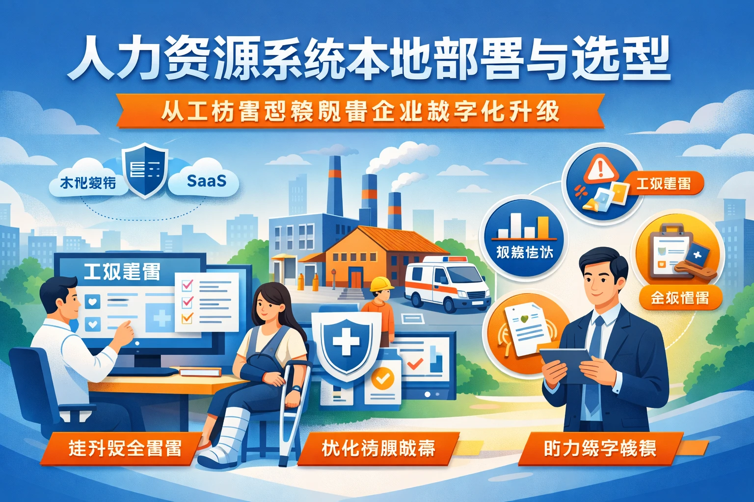 人力资源系统本地部署与选型：从工伤管理案例看企业数字化升级