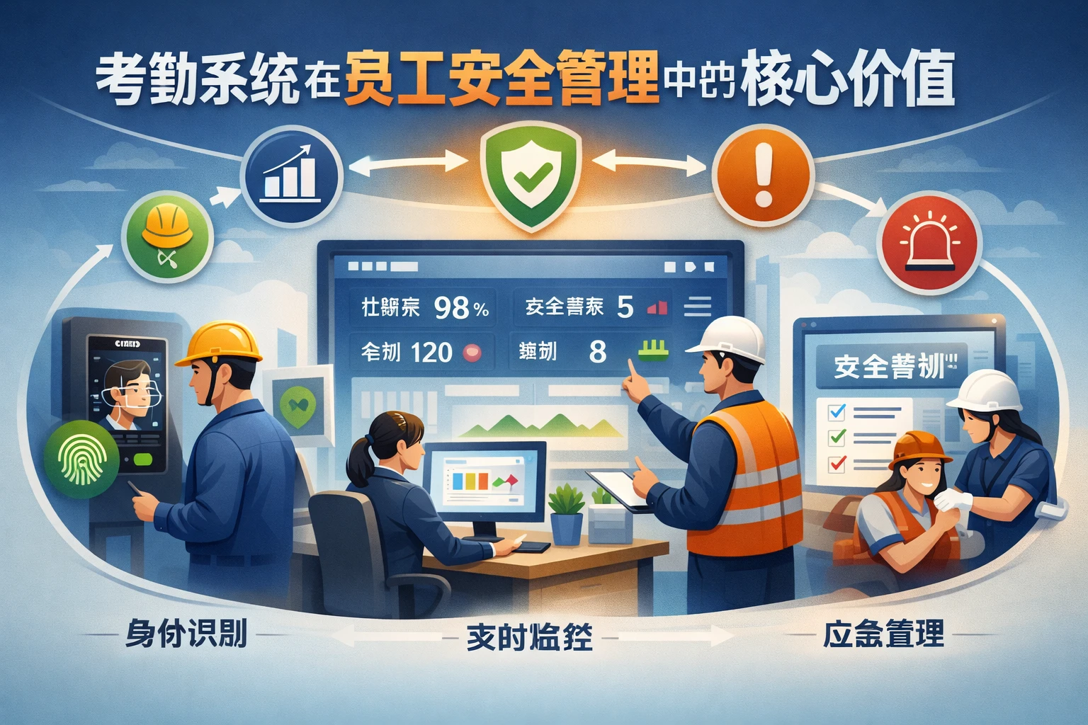 考勤系统在员工安全管理中的核心价值