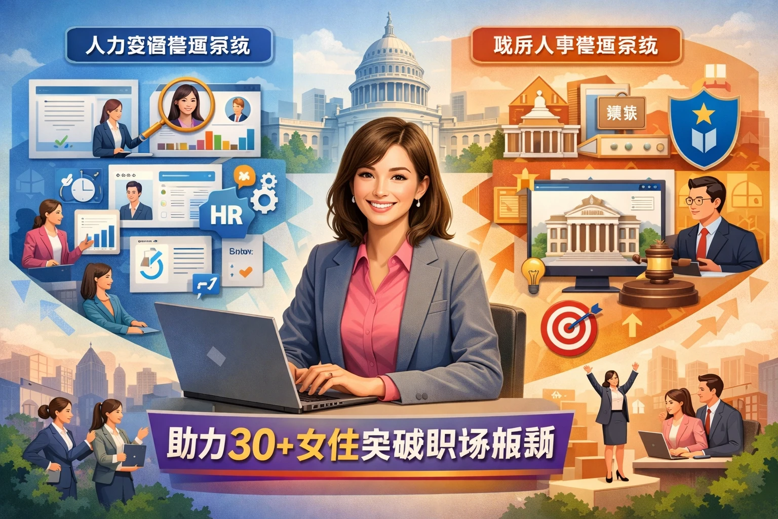 人力资源管理系统与政府人事管理系统如何助力30+女性突破职场瓶颈