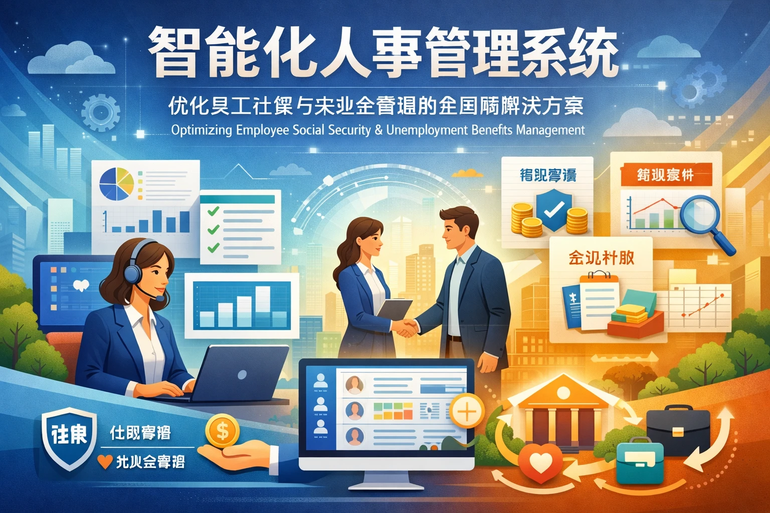 智能化人事管理系统：优化员工社保与失业金管理的全周期解决方案
