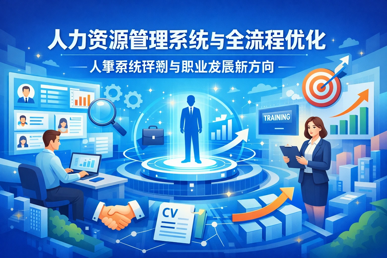 人力资源管理系统与全流程优化：人事系统评测与职业发展新方向
