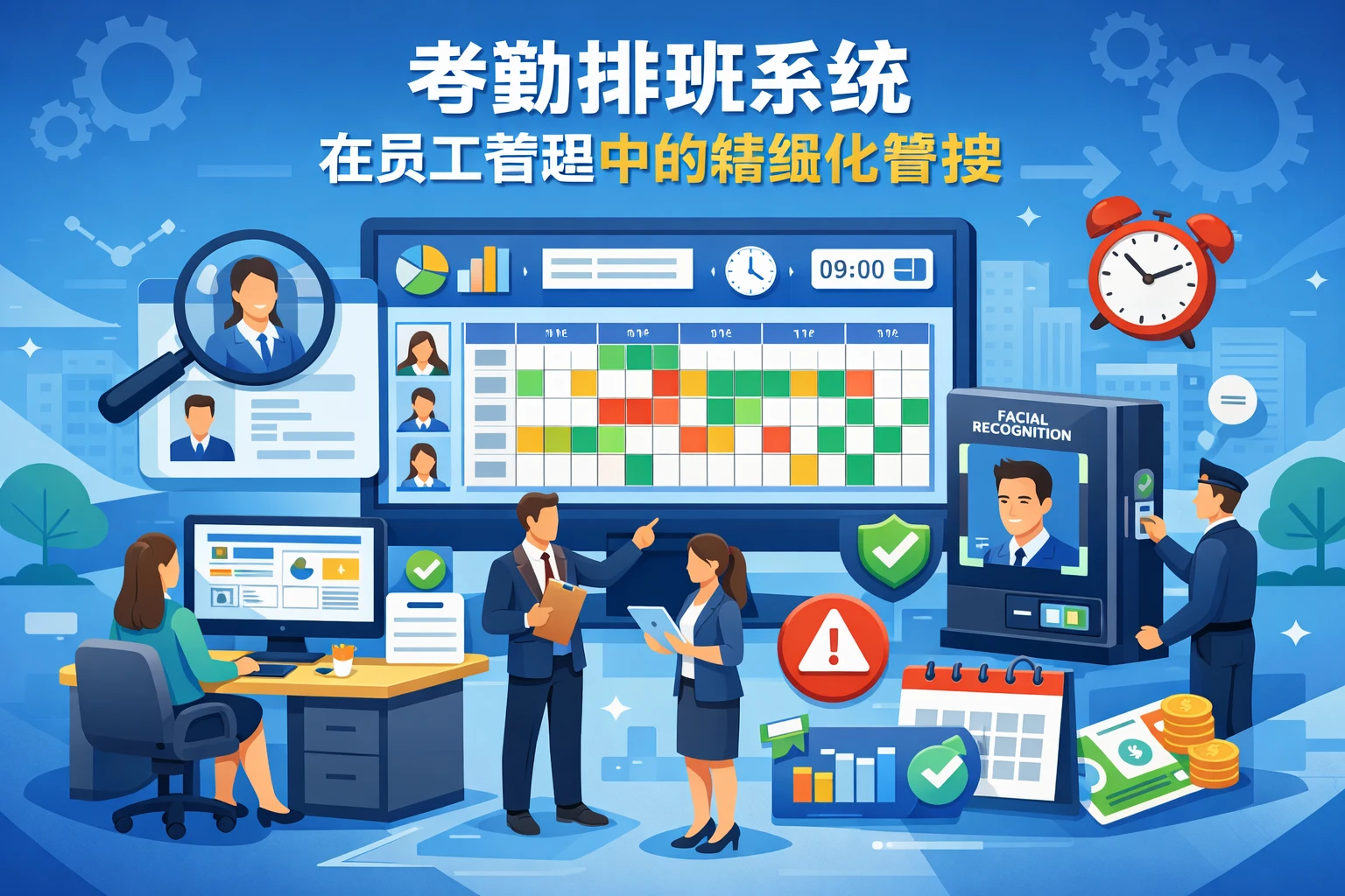 考勤排班系统在员工管理中的精细化管控