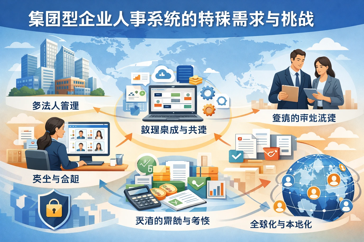 集团型企业人事系统的特殊需求与挑战