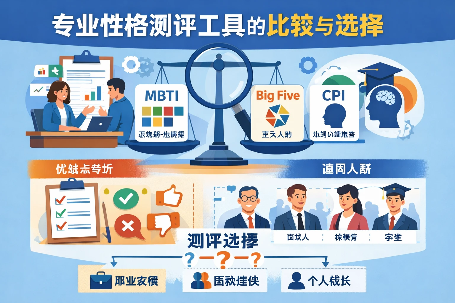 专业性格测评工具的比较与选择