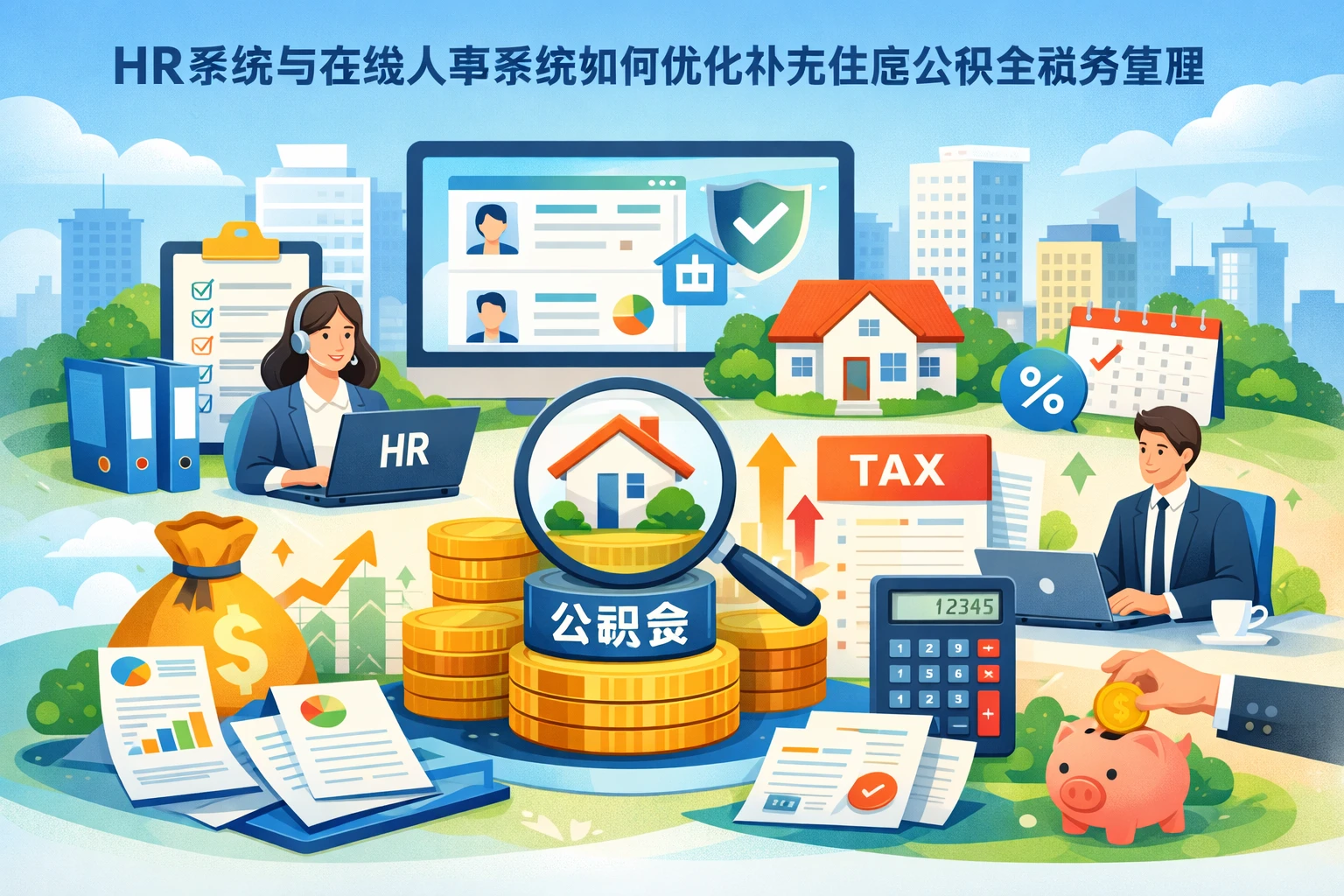 HR系统与在线人事系统如何优化补充住房公积金税务管理