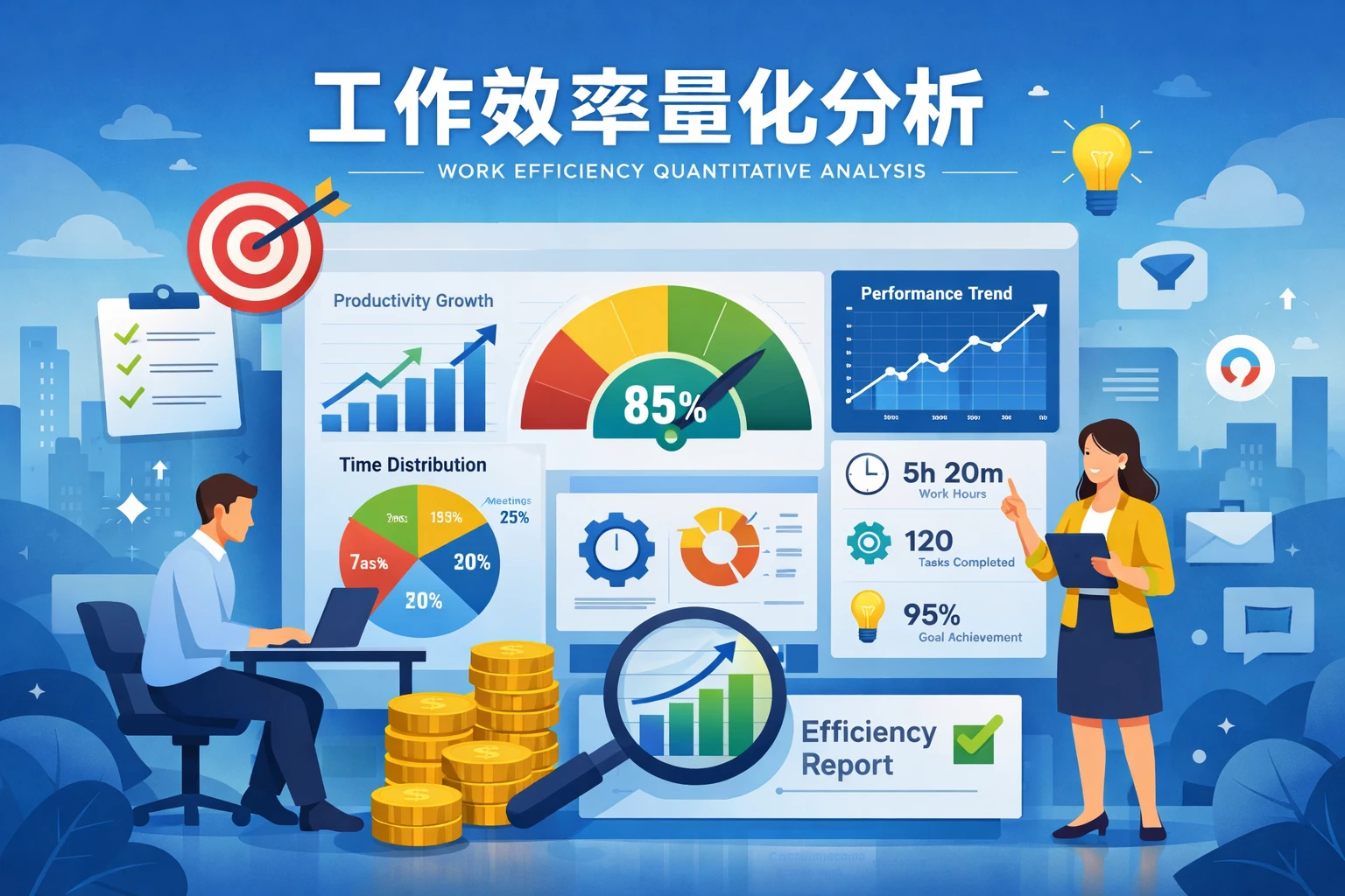 工作效率量化分析