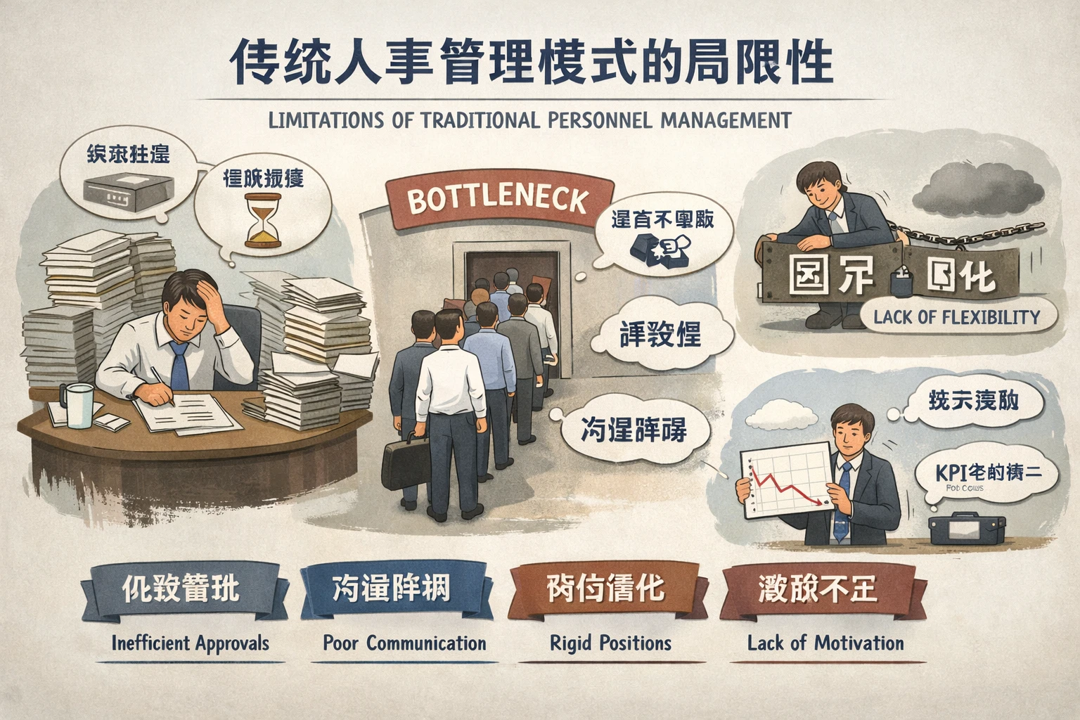 传统人事管理模式的局限性