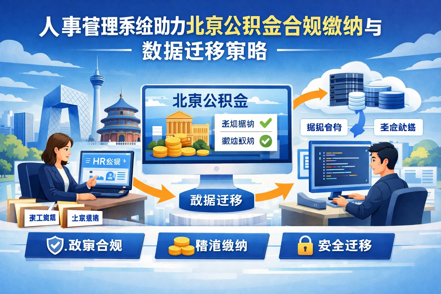 人事管理系统助力北京公积金合规缴纳与数据迁移策略
